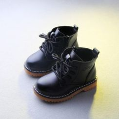 Creayu - Kids Lace-Up Short Boots Creayu - Kids Lace-Up Short Boots