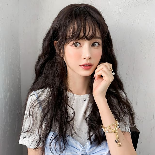 SEVENQ-Long Full Wig - Wavy