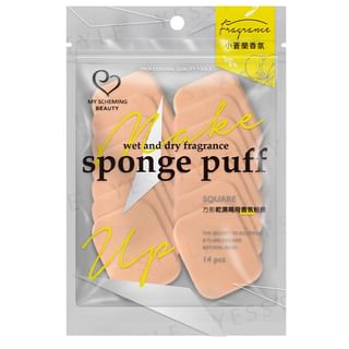 My Scheming - Square Wet & Dry Fragrance Sponge Puff