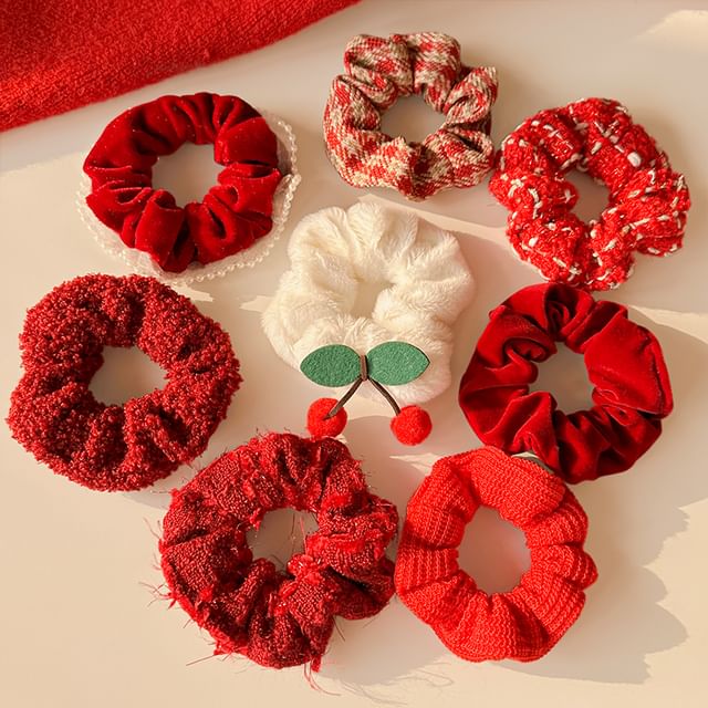 LIDO-Fabric Scrunchie Various Designs Set