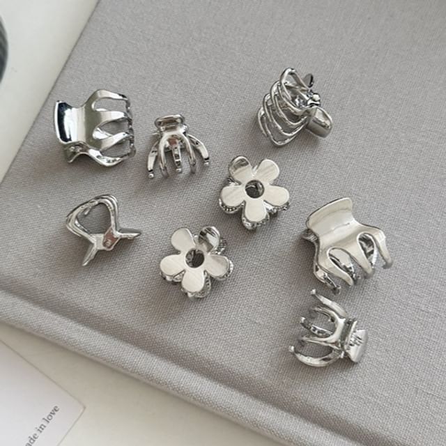 Rodiv-Mini Alloy Hair Claw Clip Various Designs