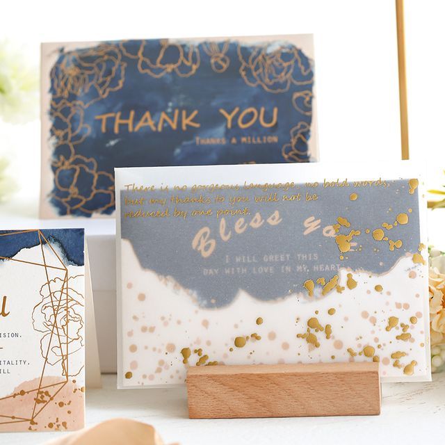 YUNO-Metallic Print Greeting Card various designs