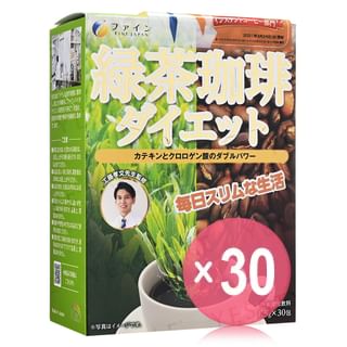 FINE JAPAN - Green Tea & Coffee Diet (x30) (Bulk Box)