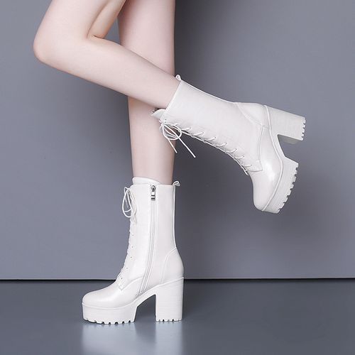 Cinnabelle Platform High Heel Ankle Boots
