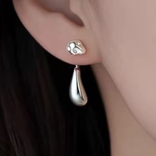 Parskletie-Irregular S925 Sterling Silver Drop Earring