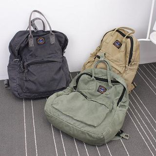 plain canvas backpack