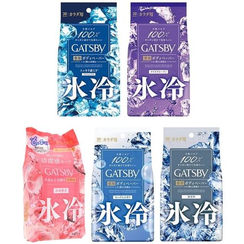 Mandom Gatsby Ice Type Deodorant Body Wipes