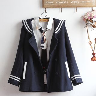 akigogo - Sailor Collar Jacket | YesStyle