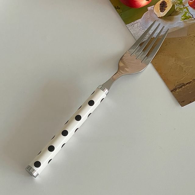 Knife Set, Polka Dot