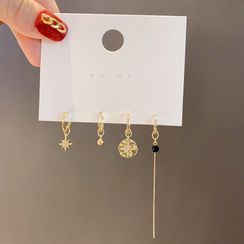 LIVSIA - 套装:合金星星耳坠 (多款设计) LIVSIA - 套装:合金星星耳坠 (多款设计)