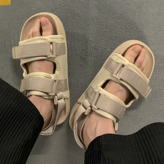 YERGO-Fabric Platform Sandals