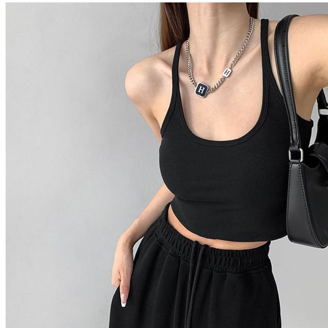 Hevnir-Plain Camisole Top