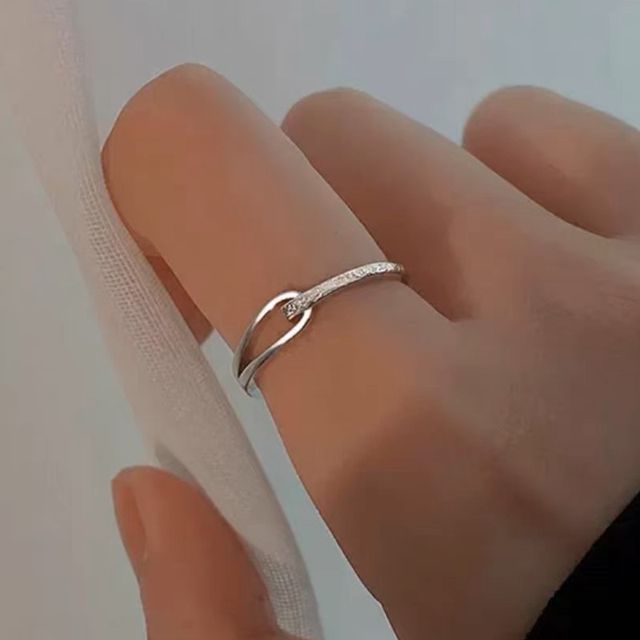 pexrl jewelry-Alloy Open Ring