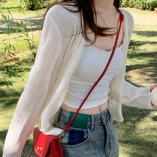 Magimomo V-Neck Plain Cardigan Sale