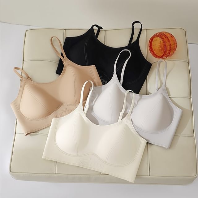 Gecko-Set of 2 Plain Seamless Push Up Bra