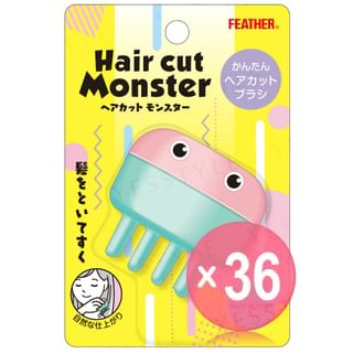 FEATHER - Hair Cut Monster Easy Hair Cut Brush (x36) (Bulk Box)