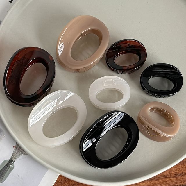 Allyrinta-Oval Acetate Hair Claw Clip