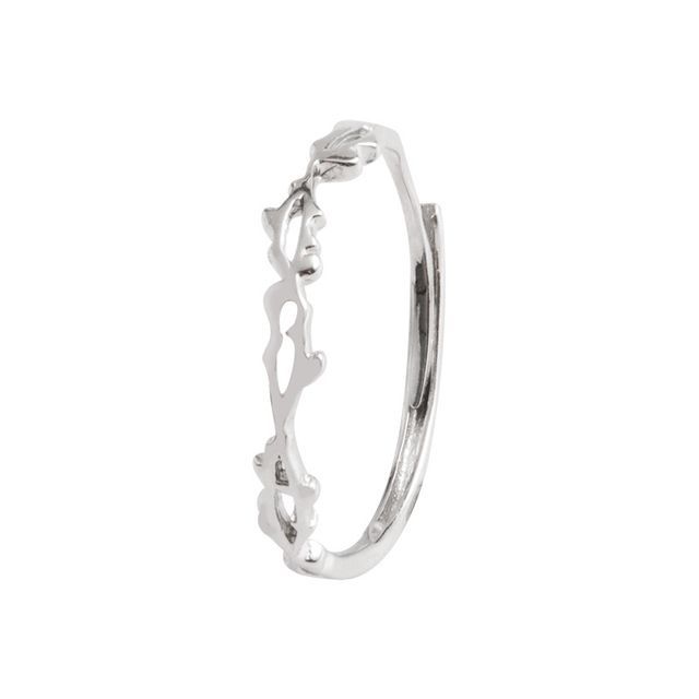 Gaya-Branches Sterling Silver Open Ring