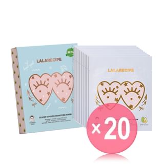 LALARECIPE - Heart Goggle Moisture Mask Set (x20) (Bulk Box)