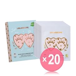 LALARECIPE - Heart Goggle Moisture Mask Set (x20) (Bulk Box)