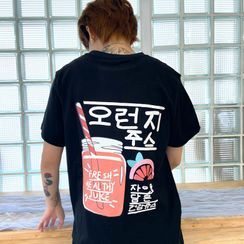 JECKO - Printed Short-Sleeve T-Shirt JECKO - Printed Short-Sleeve T-Shirt