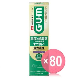 Sunstar - Gum Premium Toothpaste Natural Herb Mint (x80) (Bulk Box)