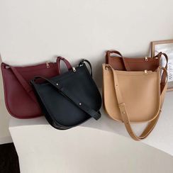 NewTown - Faux Leather Crossbody Bag NewTown - Faux Leather Crossbody Bag