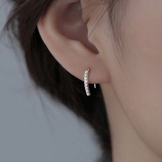 Hansha-Sterling Silver Earring