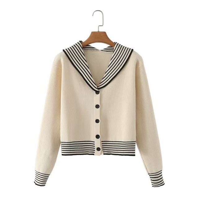 Sailor hotsell collar cardigan