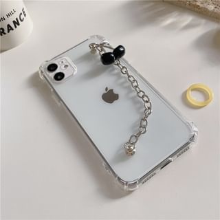 Witheart-Alloy Cherry Hand Chain Phone Case - iPhone 11 Pro Max 11 Pro 11 SE XS Max XS XR X SE 2 8 8 Plus 7 7 Plus