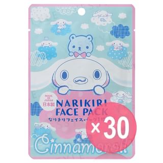 ASUNAROSYA - Sanrio Cinnamoroll Narikiri Face Pack (x30) (Bulk Box)