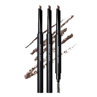 PERFECT DIARY - Dual-ended Eyebrow Pencil - 2 Colors