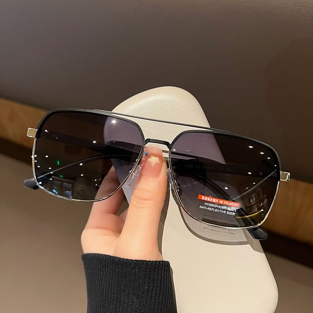 MOL Girl-Square Thin Frame Sunglasses