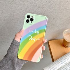 SIFFU - Rainbow Print Phone Case - iPhone 11 Pro Max / 11 Pro / 11 / SE / XS Max / XS / XR / X / SE 2 / 8 / 8 Plus / 7 / 7 Plus SIFFU - Rainbow Print Phone Case - iPhone 11 Pro Max / 11 Pro / 11 / SE / XS Max / XS / XR / X / SE 2 / 8 / 8 Plus / 7 / 7 Plus