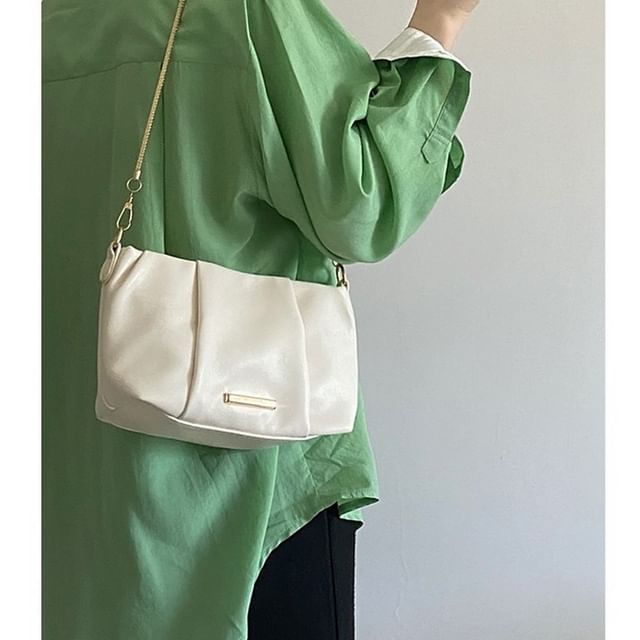 Bolso-Faux Leather Shoulder Bag