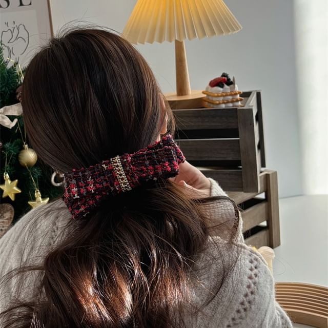 Allyrinta-Tweed Hair Clip