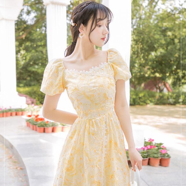 embroidered floral maternity dress Cafe Chic Embroidered Mini Dress S / White main image 0
