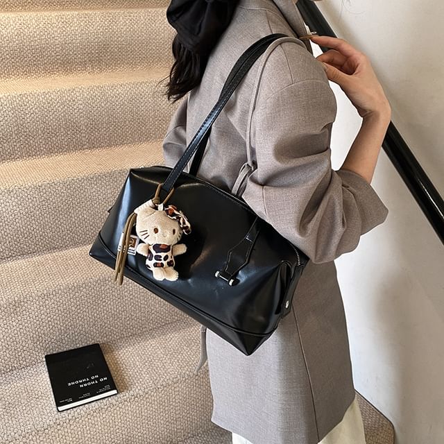 NewTown-Faux Leather Shoulder Bag