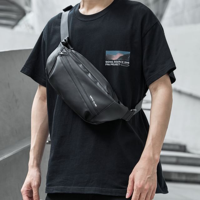 Wavecho-Lettering Belt Bag