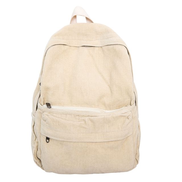 Hikuozy - Corduroy Backpack | YesStyle