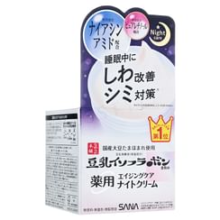 SANA - Soy Milk Wrinkle Care Night Cream White