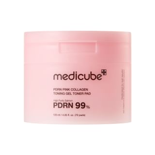 medicube - PDRN Pink Collagen Toning Gel Toner Pad