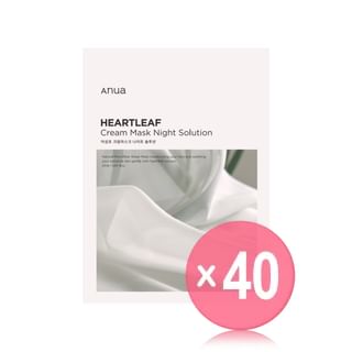 Anua - Heartleaf Cream Mask Night Solution Pack Set (x40) (Bulk Box)