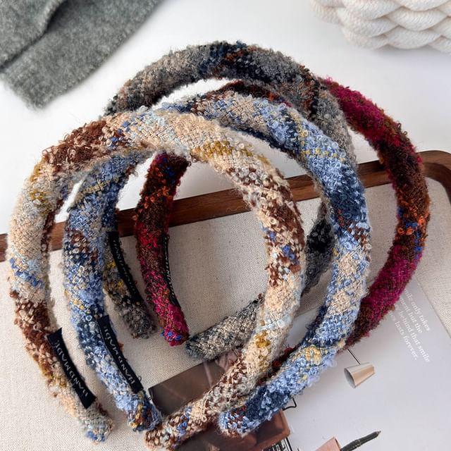 Kayochs-Melange Highlighted Thick Headband