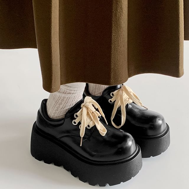 Queen Zoo-Lace-Up Platform Derby Shoes