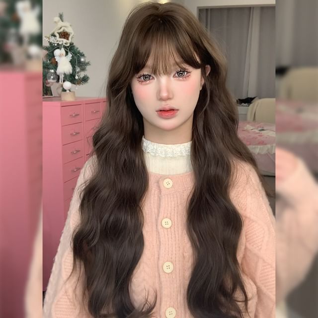 SEVENQ-Long Full Wig - Wavy