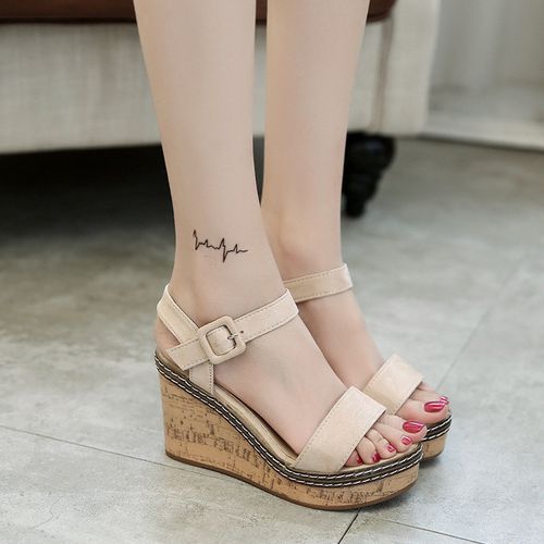  Wedge Heel Slingback Sandals