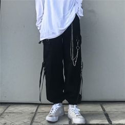 Giuliana - Couple Matching Cropped Cargo Harem Pants Giuliana - Couple Matching Cropped Cargo Harem Pants