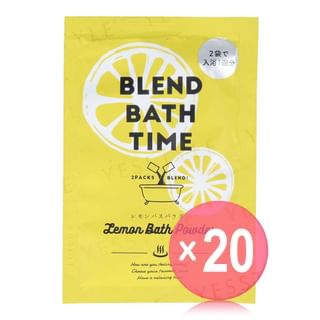 Santan - Blend Bath Time Bath Salts Lemon  (x20) (Bulk Box)