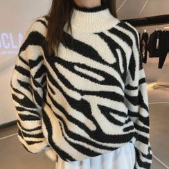 Kachin - Zebra Print Sweater Kachin - Zebra Print Sweater